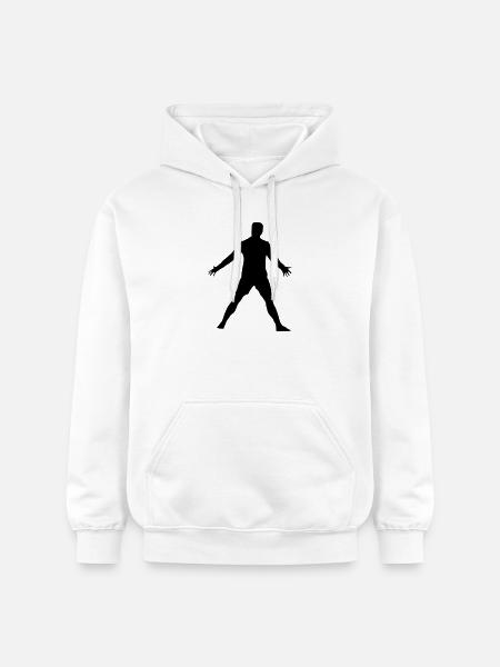 Cristiano pose - Sweat à capuche Softstyle® Gildan Unisexe - blanc