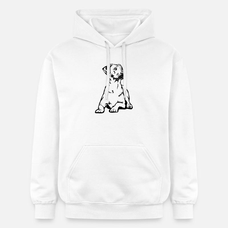 Rhodesian Ridgeback - Sweat à capuche Softstyle® Gildan Unisexe - blanc