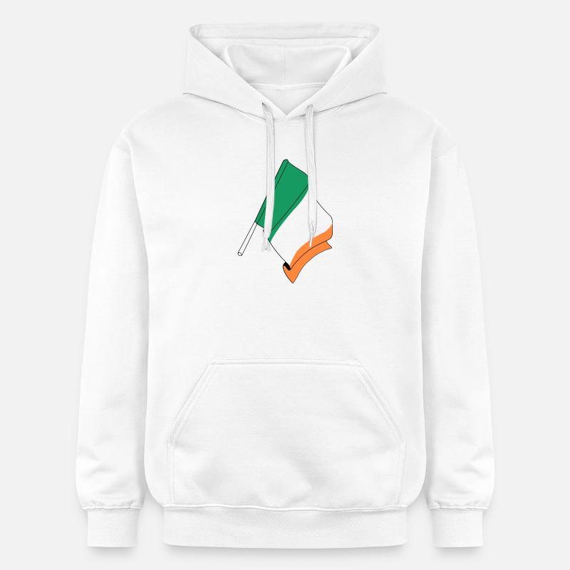 Drapeau de l’Irlande - Sweat à capuche Softstyle® Gildan Unisexe - blanc