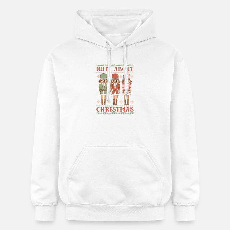 Pull de Noël moche - Sweat à capuche Softstyle® Gildan Unisexe - blanc