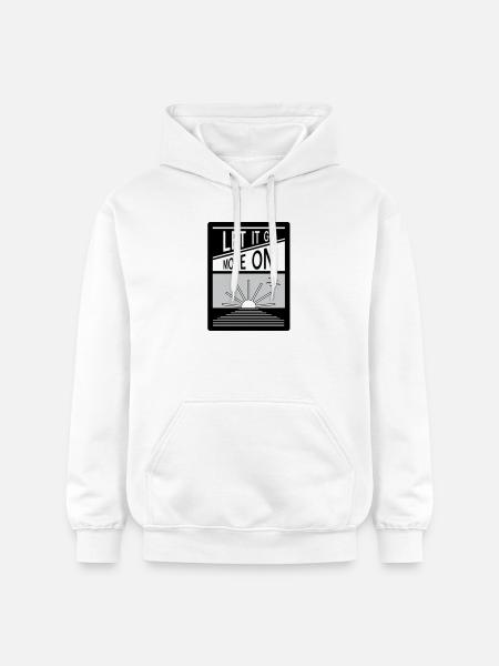 Loslassen. Mach weiter. - Gildan Unisex Softstyle® Midweight Hoodie - Weiß