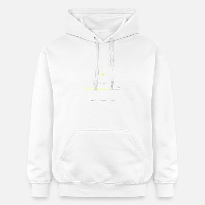BRAIN.EXE IS LOADING - Sweat à capuche Softstyle® Gildan Unisexe - blanc