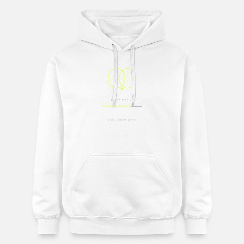 BRAIN.EXE IS LOADING - Sweat à capuche Softstyle® Gildan Unisexe - blanc