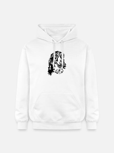 Barsoi Head - Gildan Unisex Softstyle® Midweight Hoodie - white