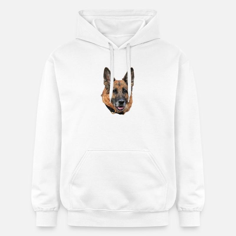 Chien de berger - Sweat à capuche Softstyle® Gildan Unisexe - blanc
