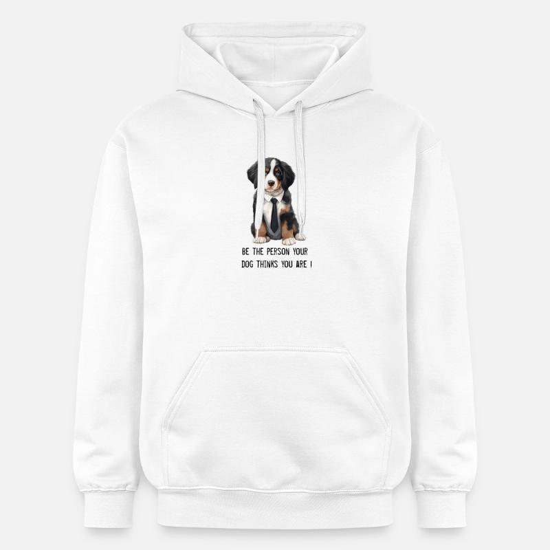 Bouvier bernois - Sweat à capuche Softstyle® Gildan Unisexe - blanc