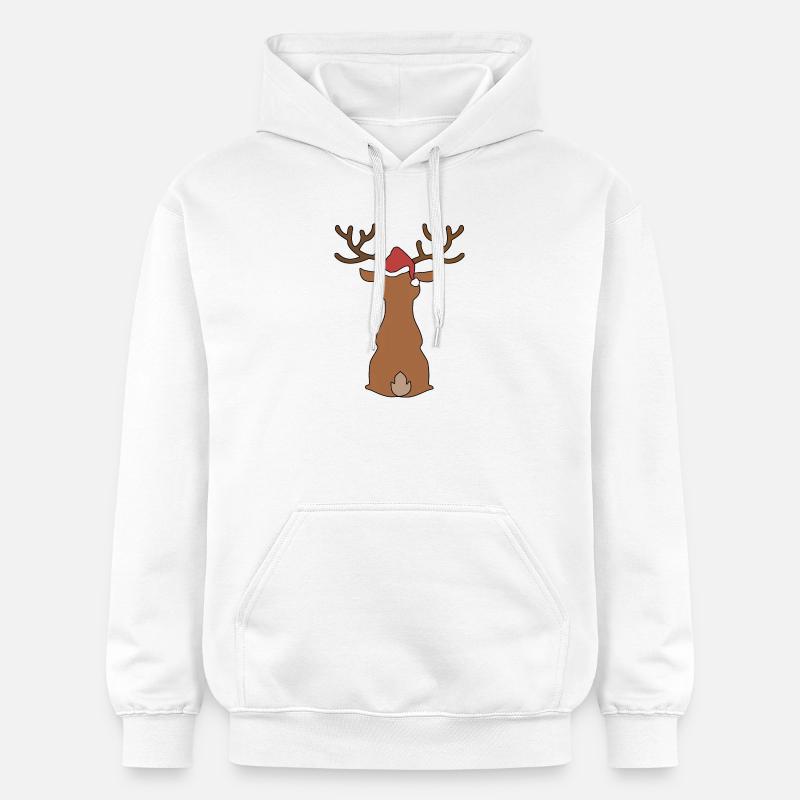 Noël - Sweat à capuche Softstyle® Gildan Unisexe - blanc