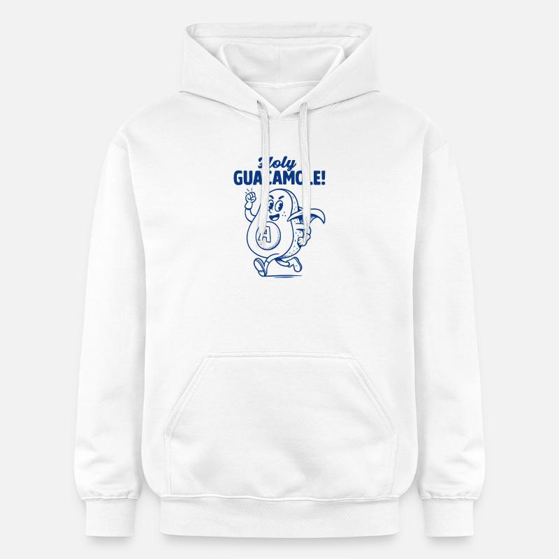 Mascotte de l’avocat Holy Guacamole - Sweat à capuche Softstyle® Gildan Unisexe - blanc
