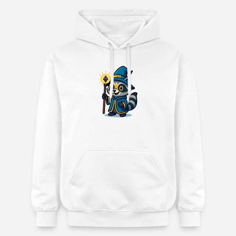 Randolf le mignon - Sweat à capuche Softstyle® Gildan Unisexe - blanc