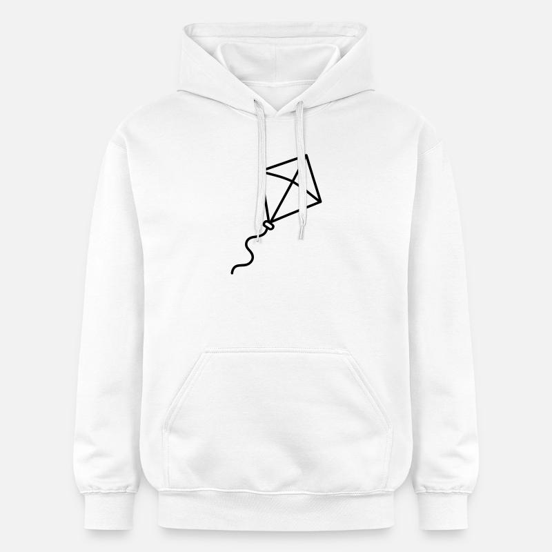 cerf volant - Sweat à capuche Softstyle® Gildan Unisexe - blanc