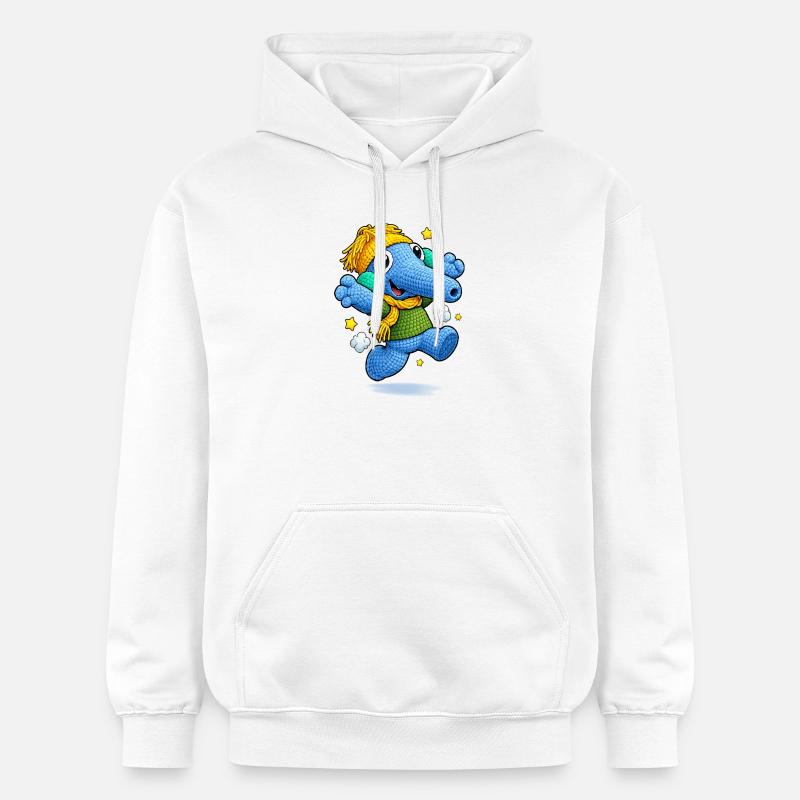 Leo Longnose rit - Sweat à capuche Softstyle® Gildan Unisexe - blanc