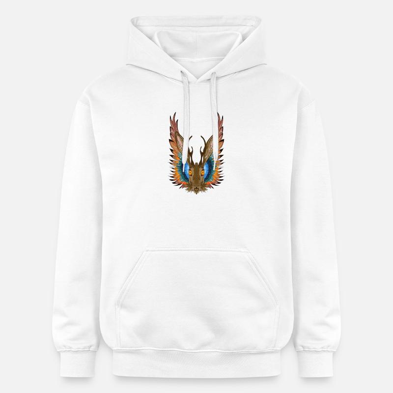 Wolpertinger - Sweat à capuche Softstyle® Gildan Unisexe - blanc