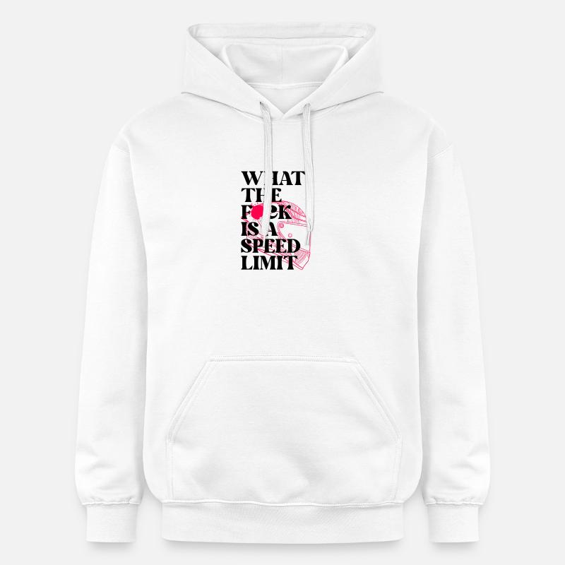 Voiture - Sweat à capuche Softstyle® Gildan Unisexe - blanc