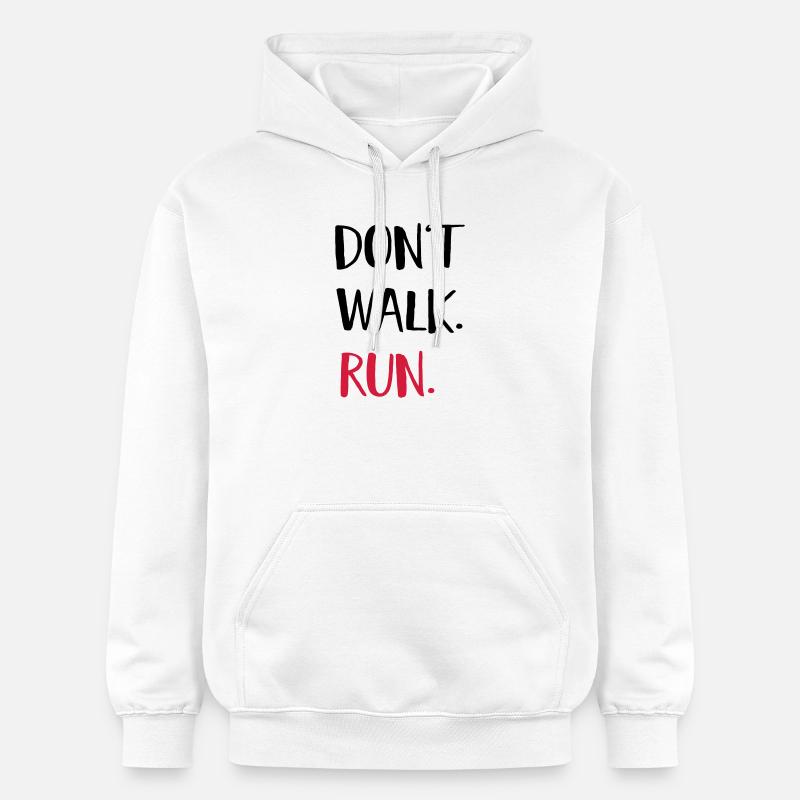 courir - Sweat à capuche Softstyle® Gildan Unisexe - blanc