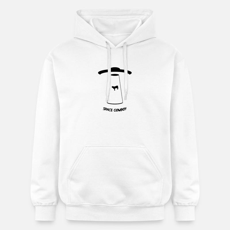 Cowboy de l’espace - Sweat à capuche Softstyle® Gildan Unisexe - blanc