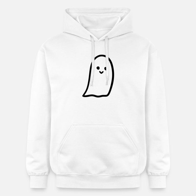 Fantôme - Sweat à capuche Softstyle® Gildan Unisexe - blanc