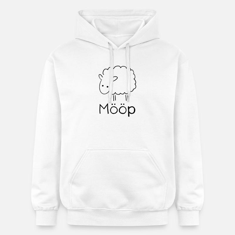Moutons Mööp - Sweat à capuche Softstyle® Gildan Unisexe - blanc
