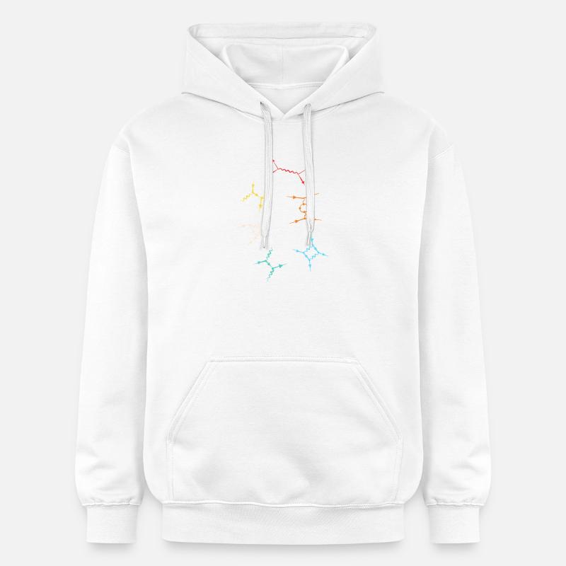 Quantenphysik Quanten Physik Quantensprung - Gildan Unisex Softstyle® Midweight Hoodie - Weiß