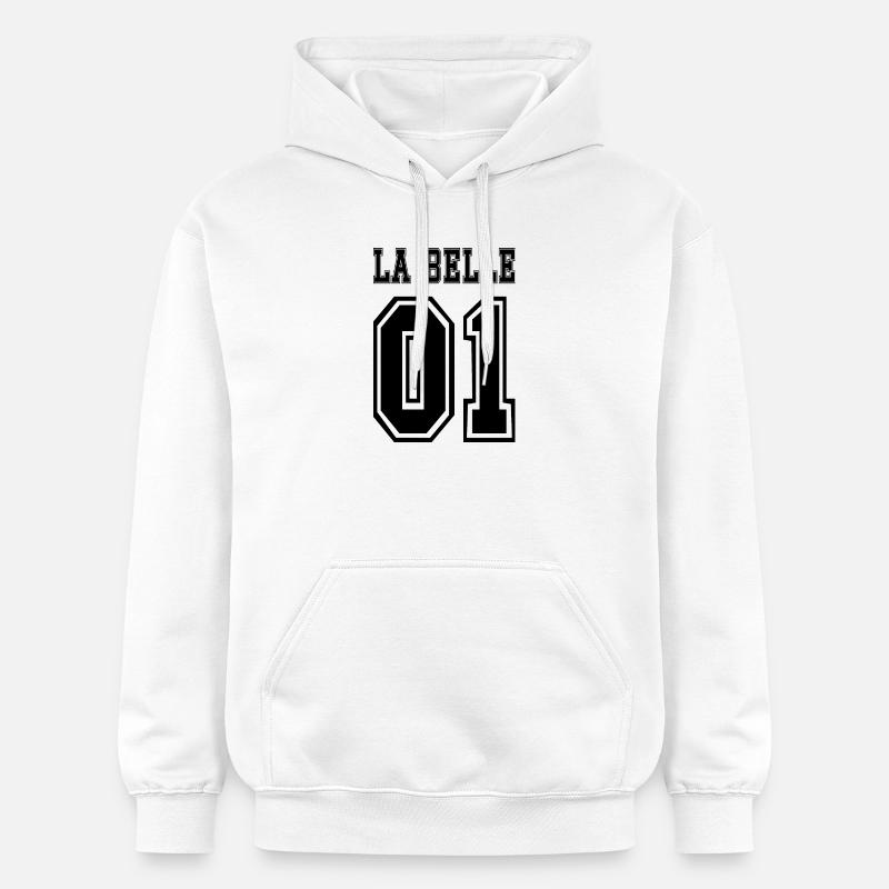 BELLE - Sweat à capuche Softstyle® Gildan Unisexe - blanc