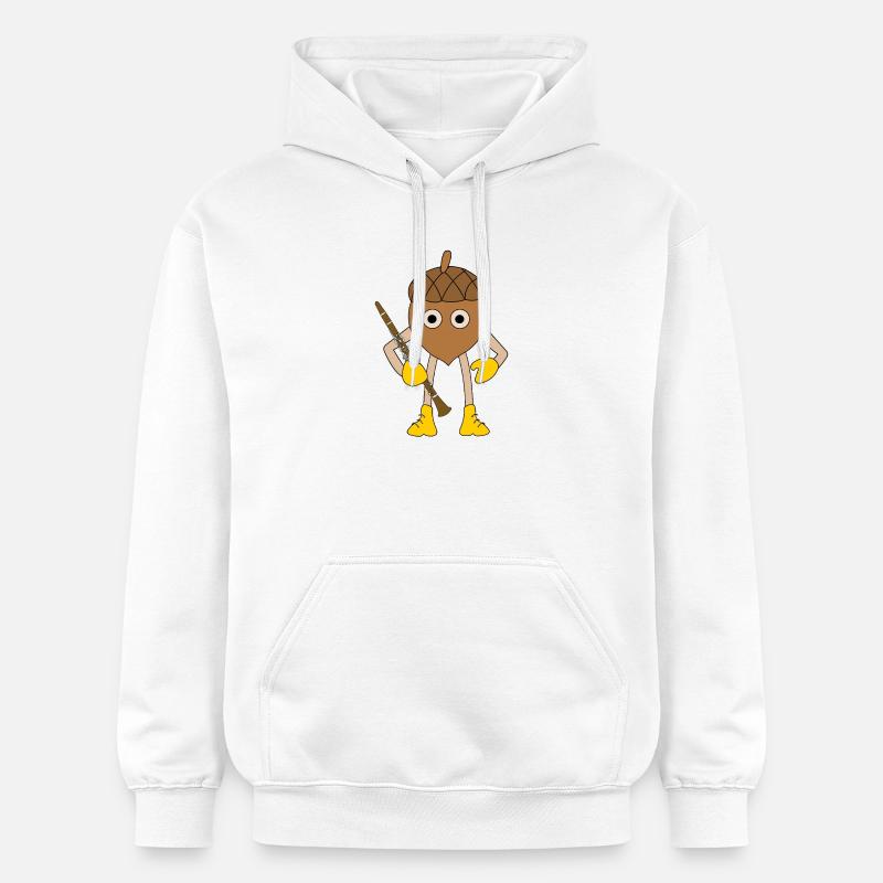 Sillet de clarinette - Sweat à capuche Softstyle® Gildan Unisexe - blanc