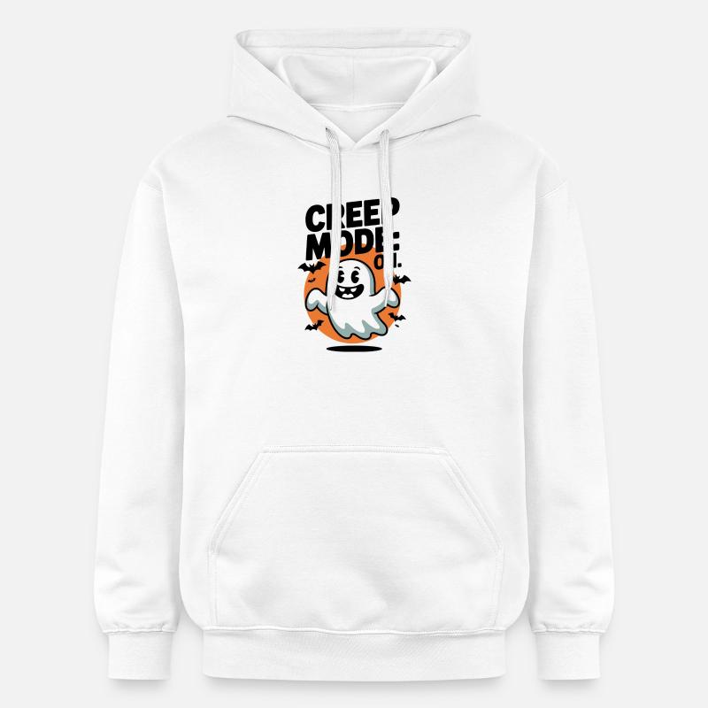 Mode fluage : Activé - Sweat à capuche Softstyle® Gildan Unisexe - blanc