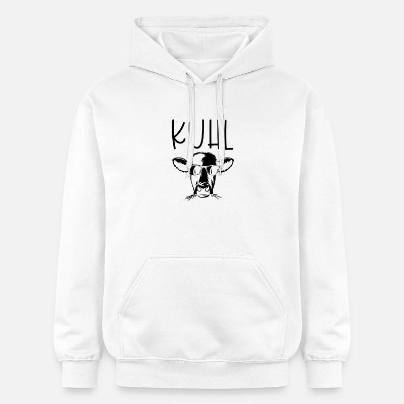 Agriculture des éleveurs de vaches Kuhl - Sweat à capuche Softstyle® Gildan Unisexe - blanc