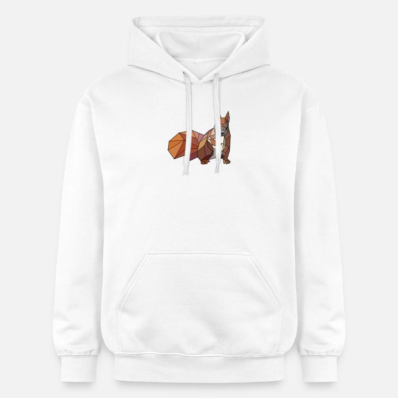 Écureuil blanc - Sweat à capuche Softstyle® Gildan Unisexe - blanc