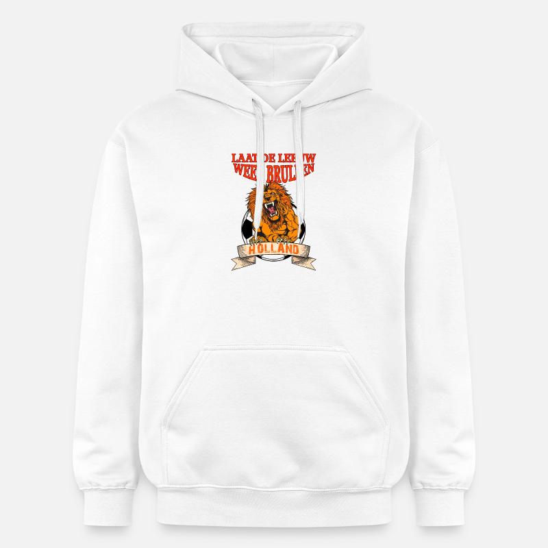 Que le lion rugit - Sweat à capuche Softstyle® Gildan Unisexe - blanc