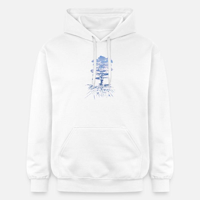 l'Arbre - Sweat à capuche Softstyle® Gildan Unisexe - blanc