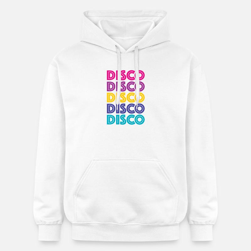 Disco Disco Disco - Sweat à capuche Softstyle® Gildan Unisexe - blanc