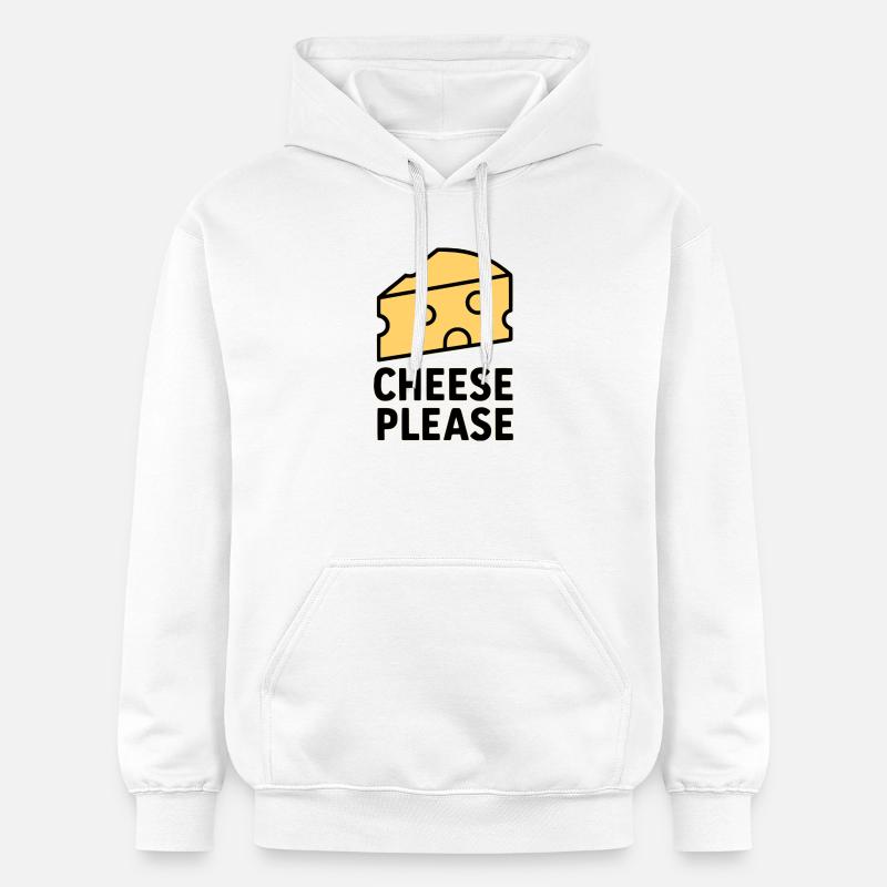 Fromage, s’il vous plaît - Sweat à capuche Softstyle® Gildan Unisexe - blanc