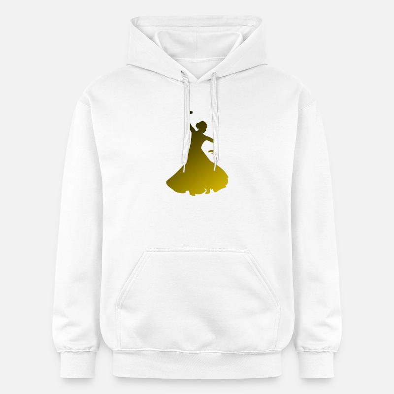 Danser - Sweat à capuche Softstyle® Gildan Unisexe - blanc