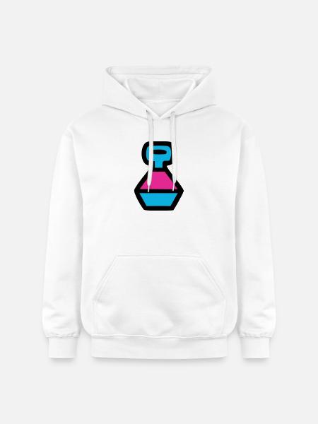 Retro Water Bottle 90s Pop Art - Gildan Unisex Softstyle® Midweight Hoodie - white