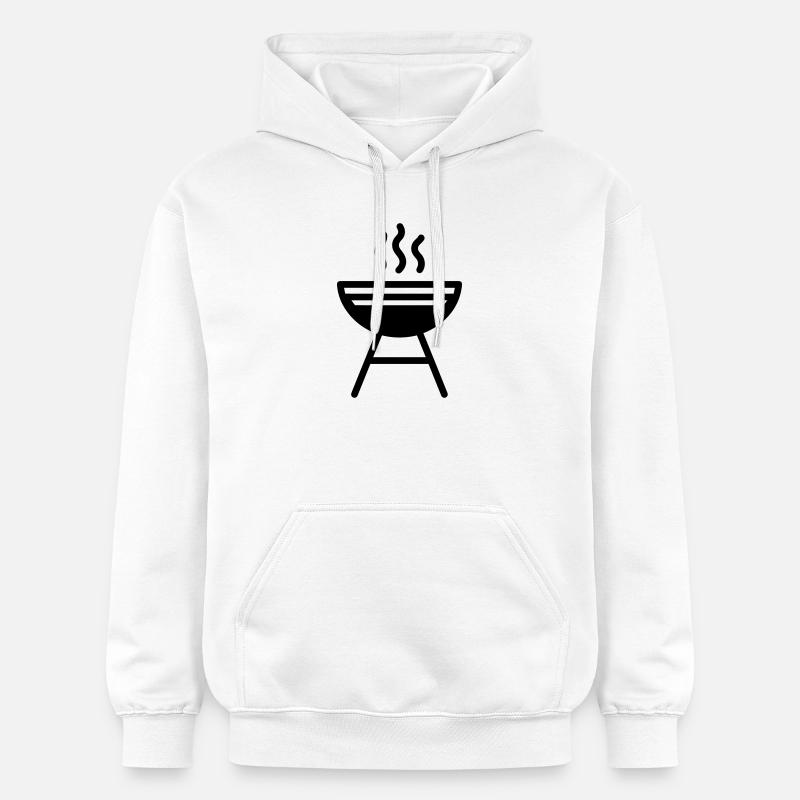 barbecue - Sweat à capuche Softstyle® Gildan Unisexe - blanc