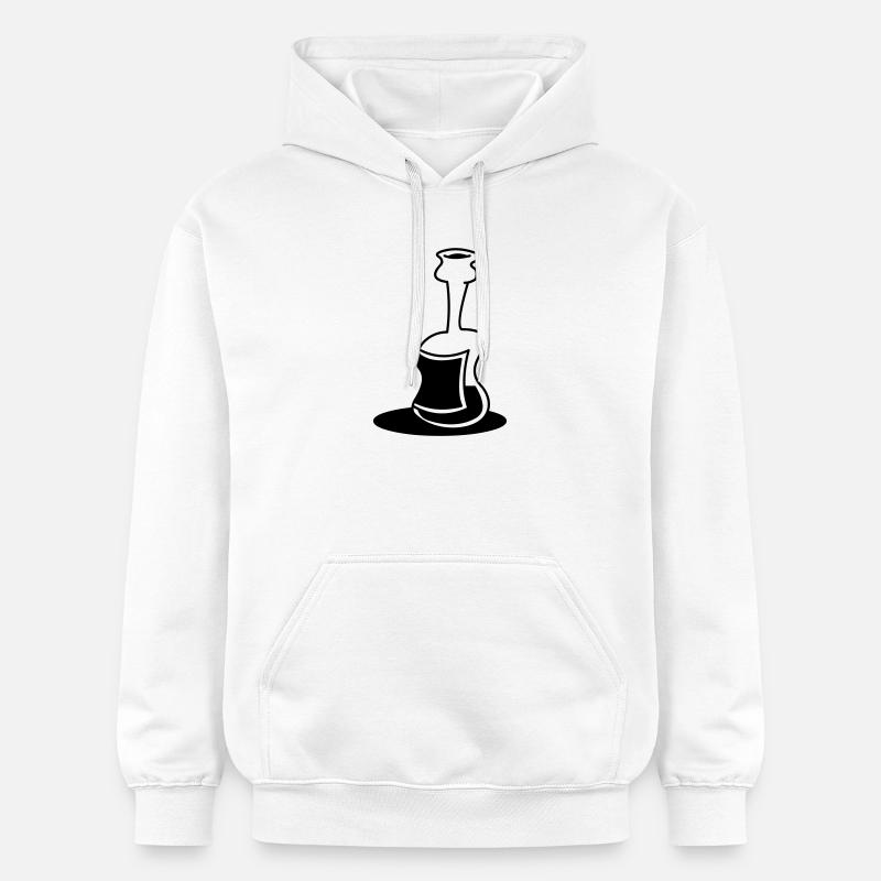 bouteille - Sweat à capuche Softstyle® Gildan Unisexe - blanc