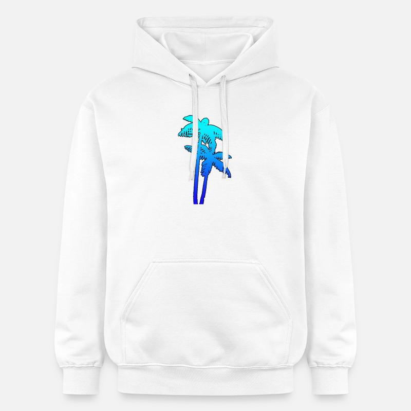 PALMS - Sweat à capuche Softstyle® Gildan Unisexe - blanc