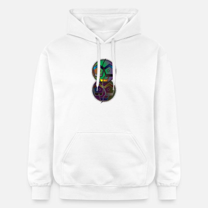 MCA Print 1 - Sweat à capuche Softstyle® Gildan Unisexe - blanc