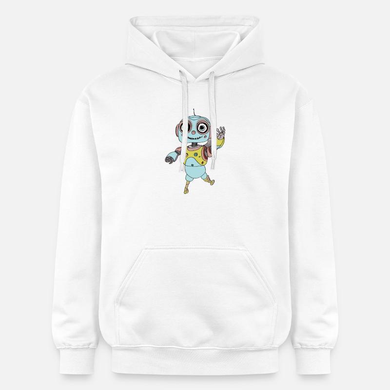 Compagnon cosmique - Sweat à capuche Softstyle® Gildan Unisexe - blanc