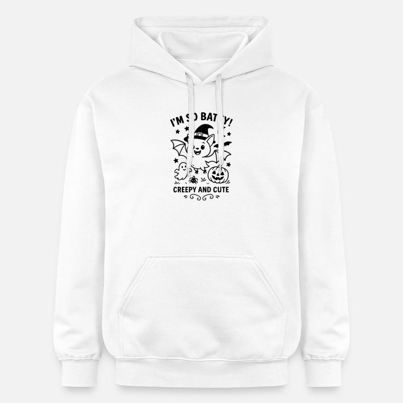 Batty - Sweat à capuche Softstyle® Gildan Unisexe - blanc