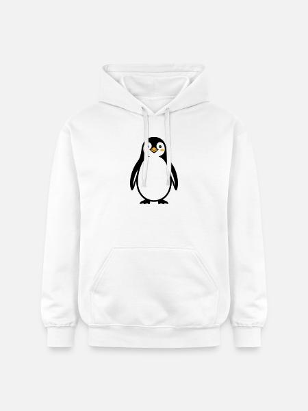 Pinguin - Gildan Unisex Softstyle® Midweight Hoodie - Weiß