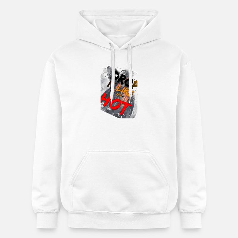 Drop comme s’il faisait chaud - Sweat à capuche Softstyle® Gildan Unisexe - blanc