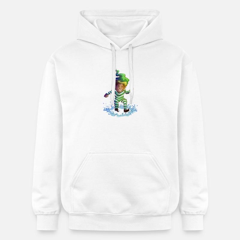 Splash - Sweat à capuche Softstyle® Gildan Unisexe - blanc