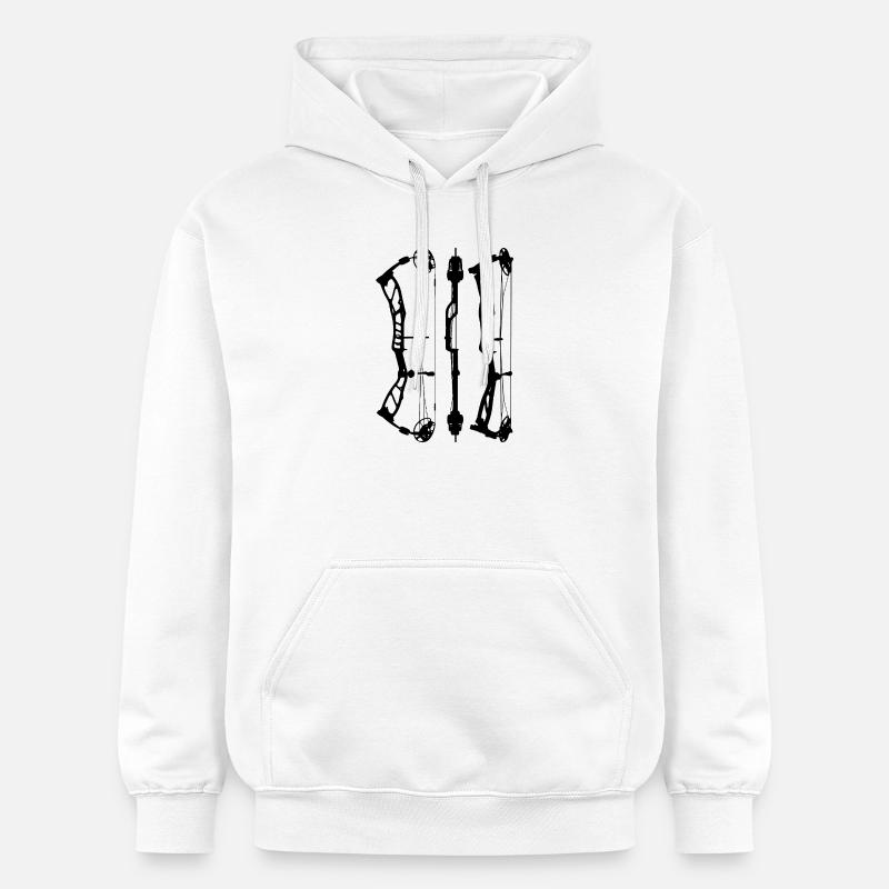 EliteBasin_Plan - Sweat à capuche Softstyle® Gildan Unisexe - blanc