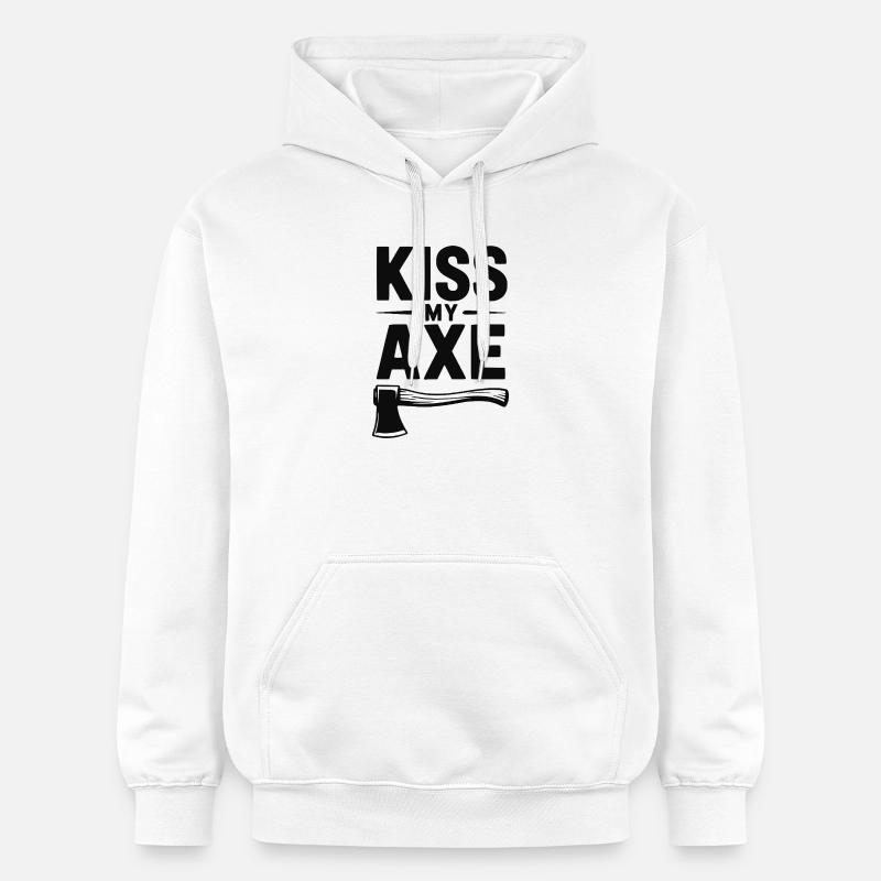 baiser - Sweat à capuche Softstyle® Gildan Unisexe - blanc