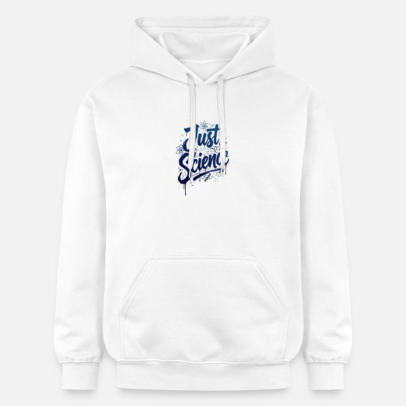 Juste Science Blue Splash - Sweat à capuche Softstyle® Gildan Unisexe - blanc