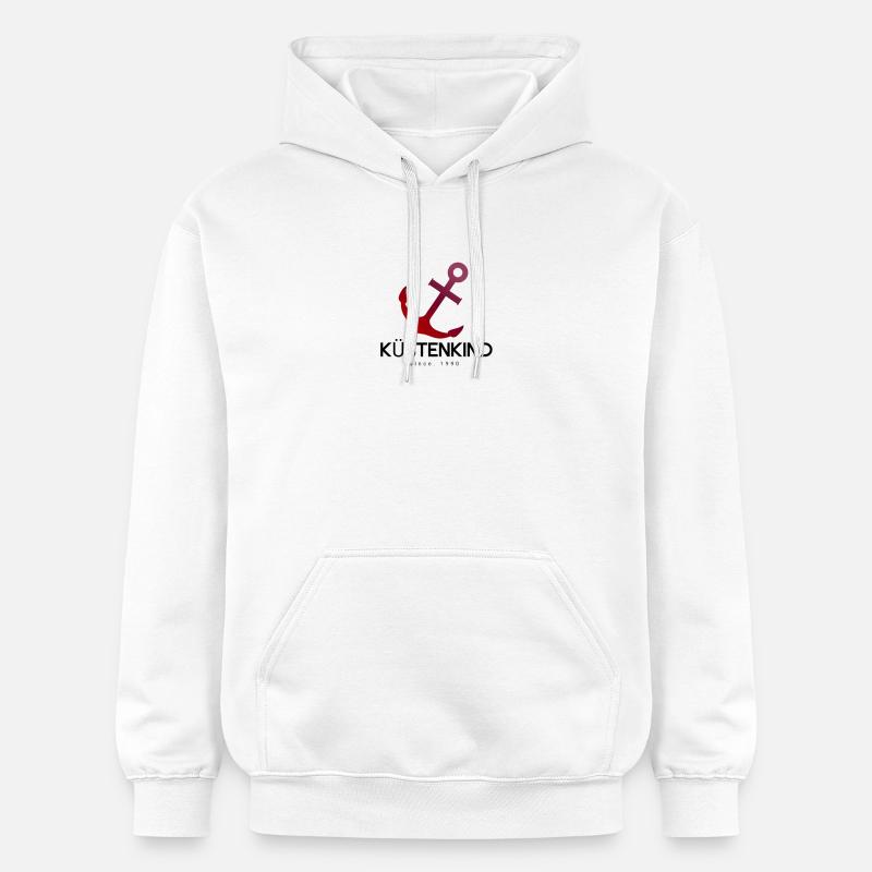 ANCRE D’ENFANT CÔTIÈRE - Sweat à capuche Softstyle® Gildan Unisexe - blanc