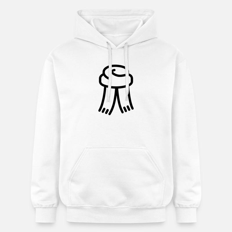 écharpe - Sweat à capuche Softstyle® Gildan Unisexe - blanc