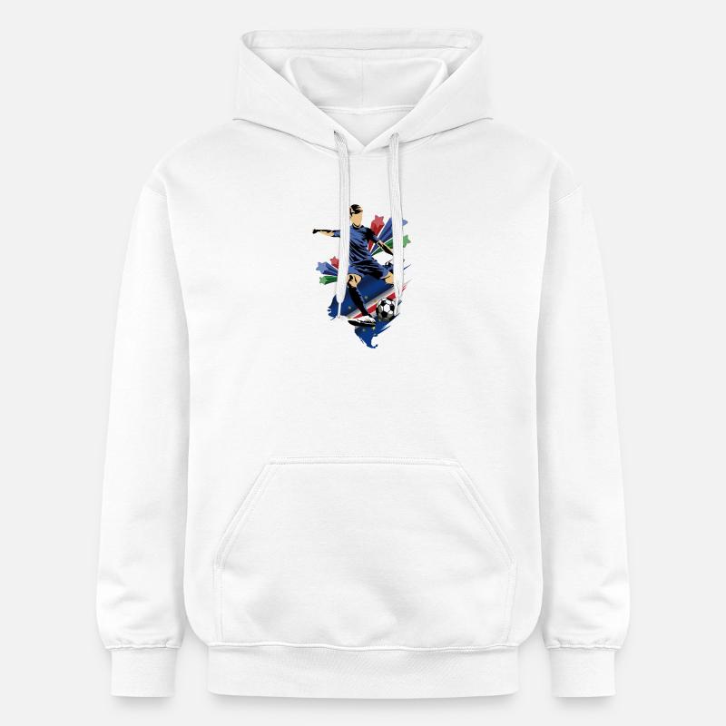 Cap-Vert - Cap-Vert - Drapeau - Sweat à capuche Softstyle® Gildan Unisexe - blanc