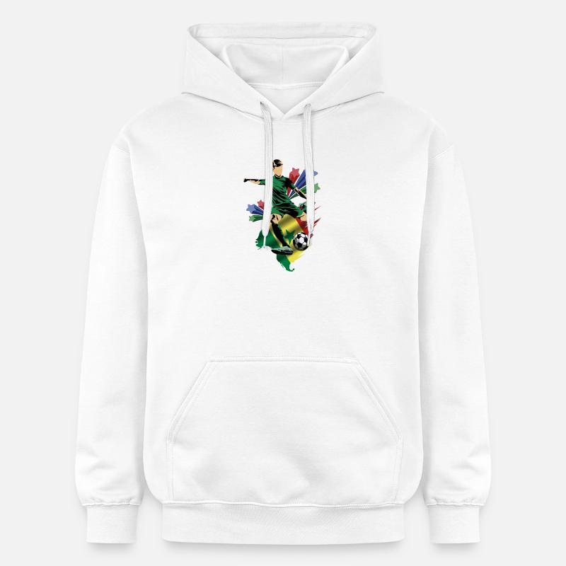 Sénégal - Sénégal - Drapeaux - Sweat à capuche Softstyle® Gildan Unisexe - blanc
