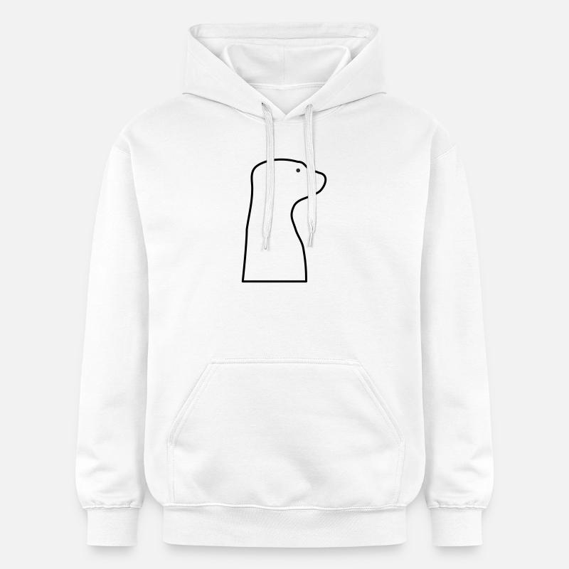 Suricate - Sweat à capuche Softstyle® Gildan Unisexe - blanc